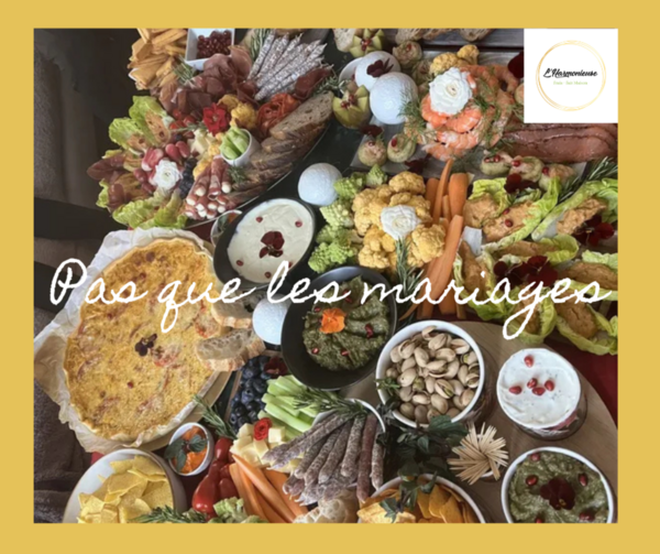 Les mariages, c'est une partie de ce qu'on fait. 