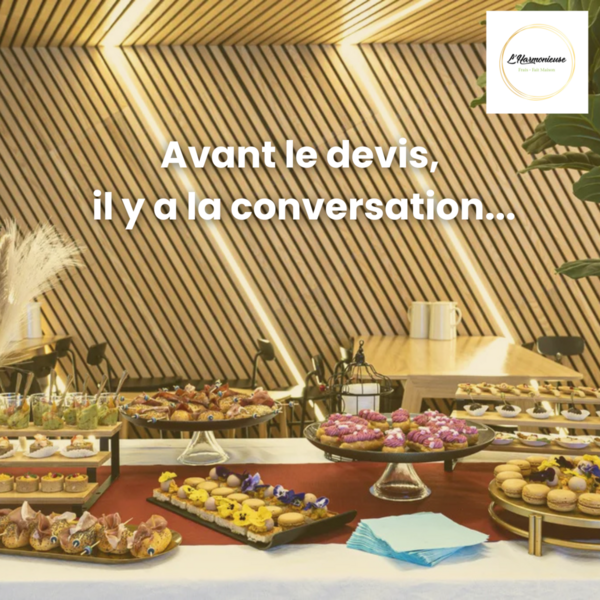 La première fois qu'on parle à un client, on ne parle pas de menu.