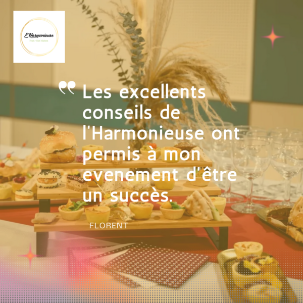 Florent a organisé un cocktail d'entreprise avec nous l'année dernière.